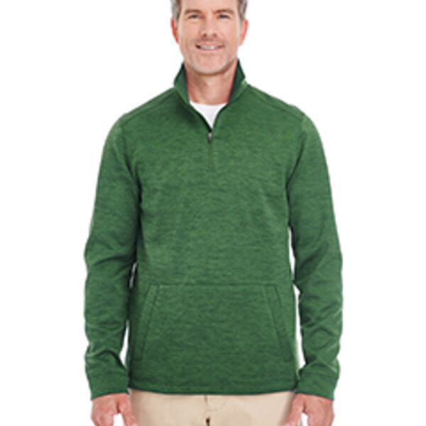 Men's Newbury Mélange Fleece Quarter-Zip Thumbnail